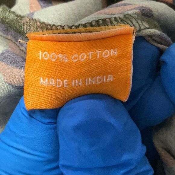 Tuckernuck Oliphant V-Neck Maxi Dress 100% Cotton Tiered Earthy Polka Dot XS - Picture 7 of 11